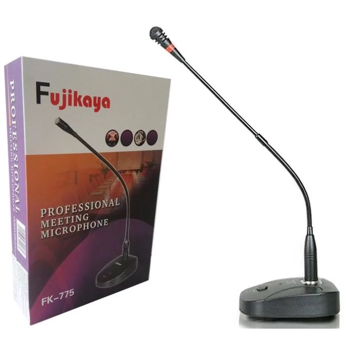 Fujikaya FK-775 Microphone Mimbar/Meeting Microphone Podium Dengan Kabel