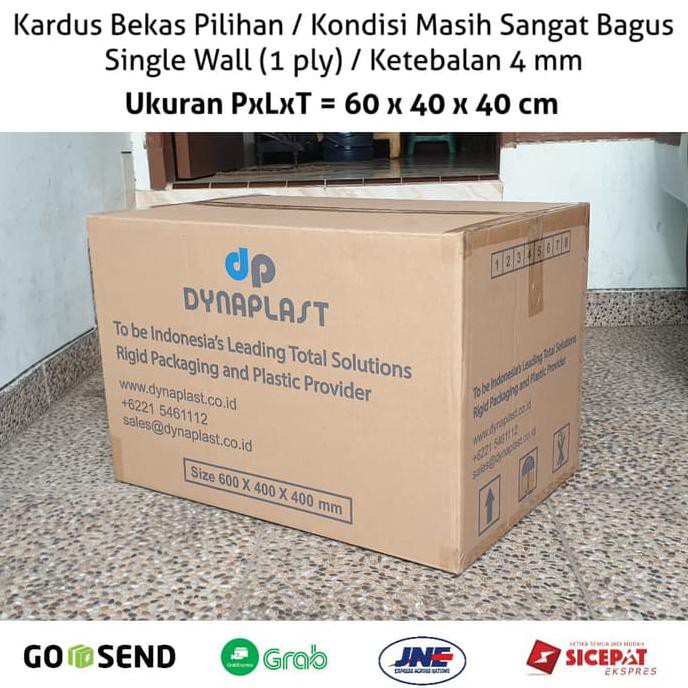 

Kardus Bekas / Kardus Bermerk / Pxlxt = 60X40X40 Cm / Prasetya Box