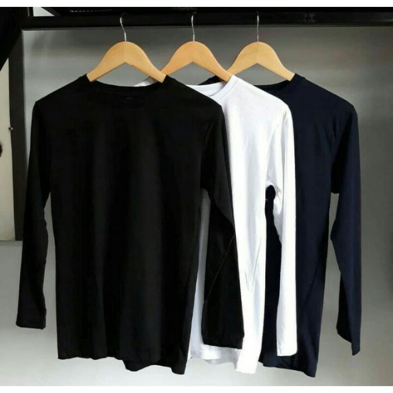 KOAS PANJANG COTTON COMBED 30S/KAOS PRIA PANJANG 30S