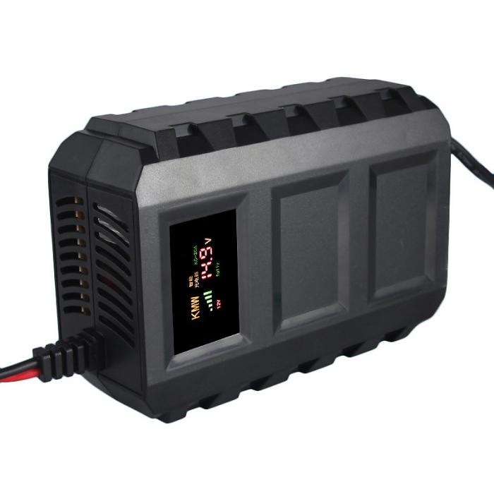 Charger Aki Mobil | 12V 20AH-120AH Layar LCD Menampilkan Informasi Voltase Chip Cerdas