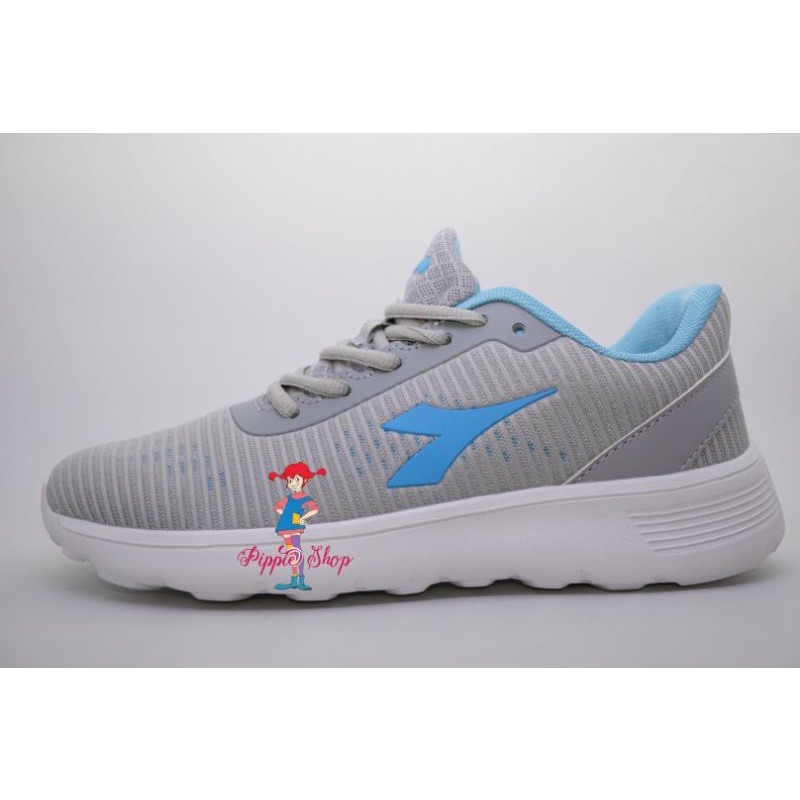 diadora alguero grey blue. sepatu diadora women original