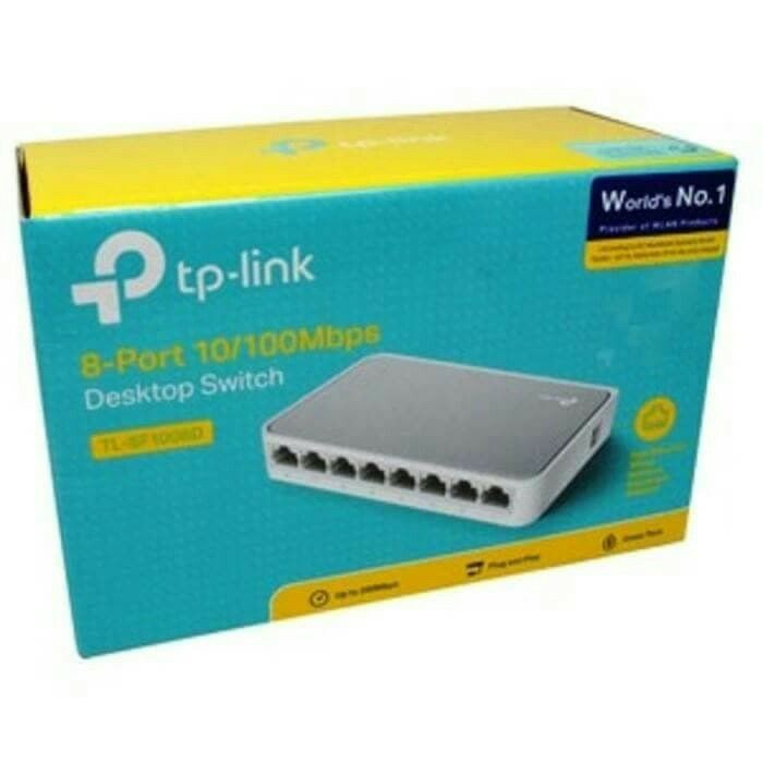 Switch/Hub TP-LINK TL-SF1008D 8-Port 10/100Mbps