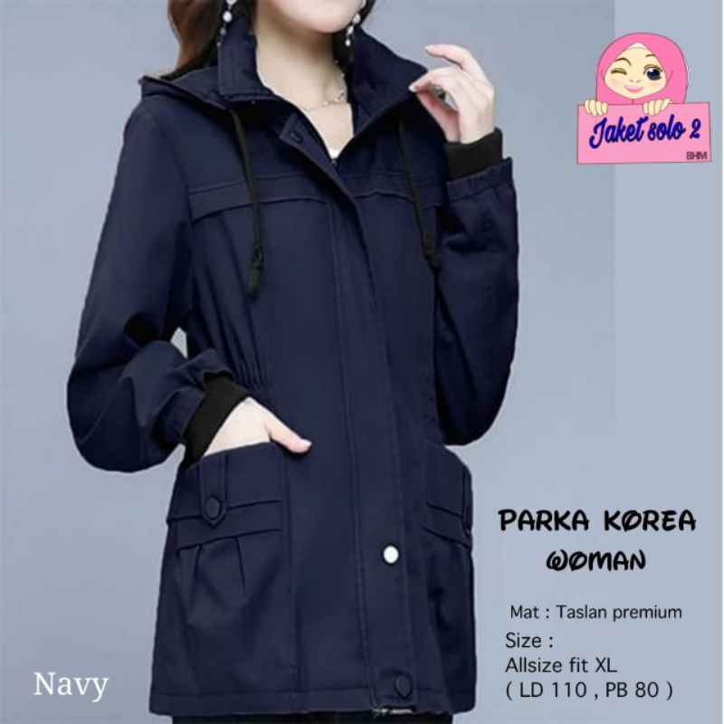 JAKET PARKA KOREA WANITA/JAKET WANITA/PARKA WANITA/JAKET PARKA MUSLIMAH/PARKA POLOS /PARKA MURAH