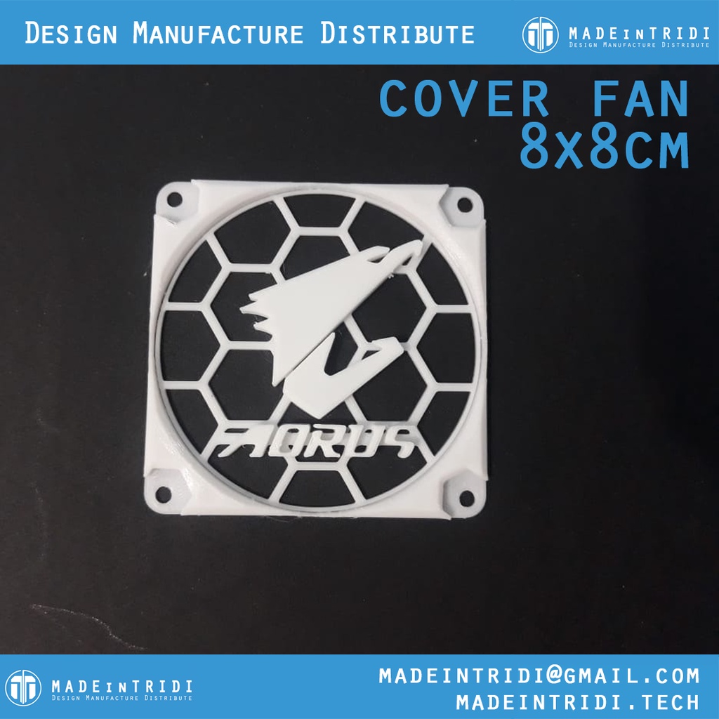 Fan Cover AORUS 3D Logo fan Grill 8 CM 12 CM 14 CM