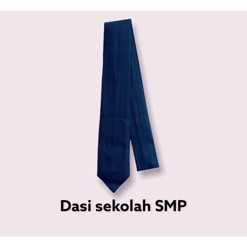 Dasi Smp Polos Biru Panjang 120 Cm