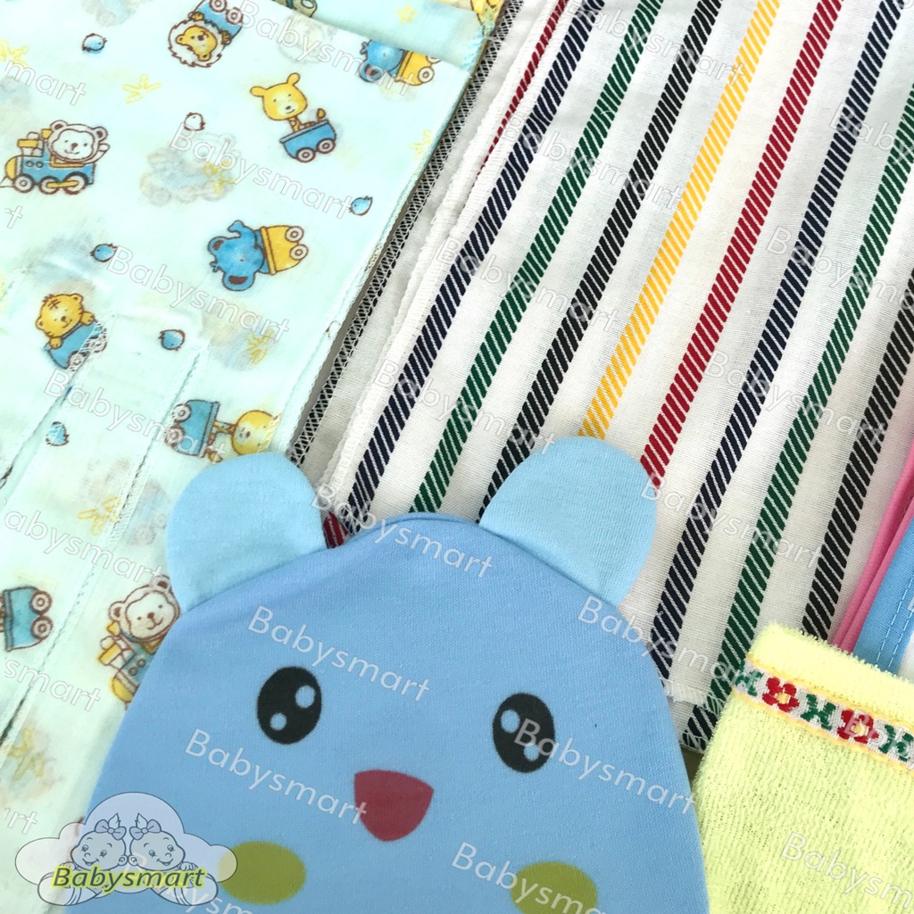 BABYSMART - Paket Hemat Perlengkapan Bayi Baru Lahir (New Born) Premium Kain DK PAKET LILY 3