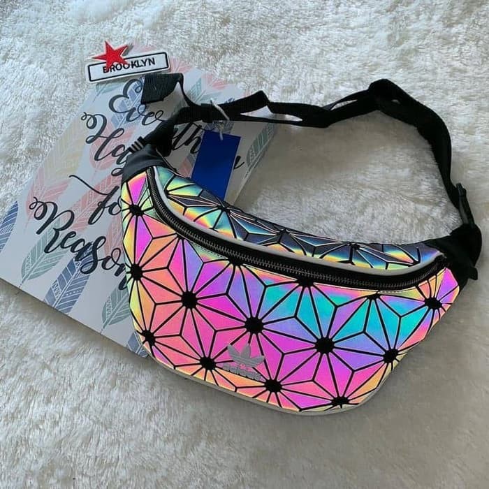 adidas reflective waist bag