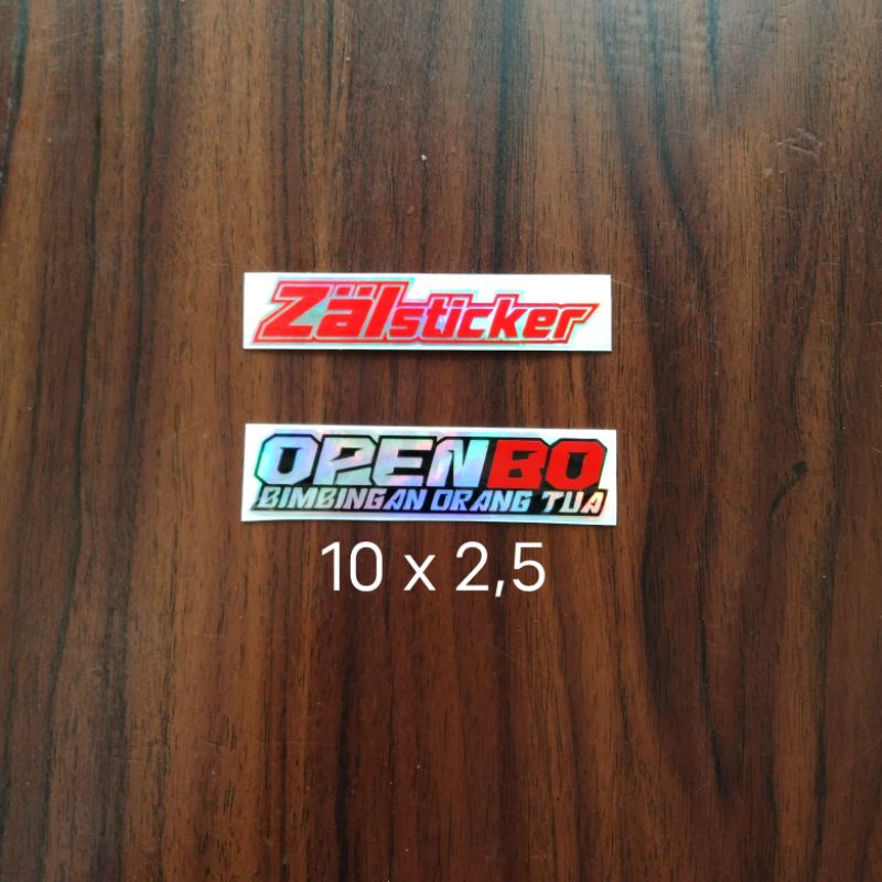 STICKER OPEN BO STICKER CUTTING