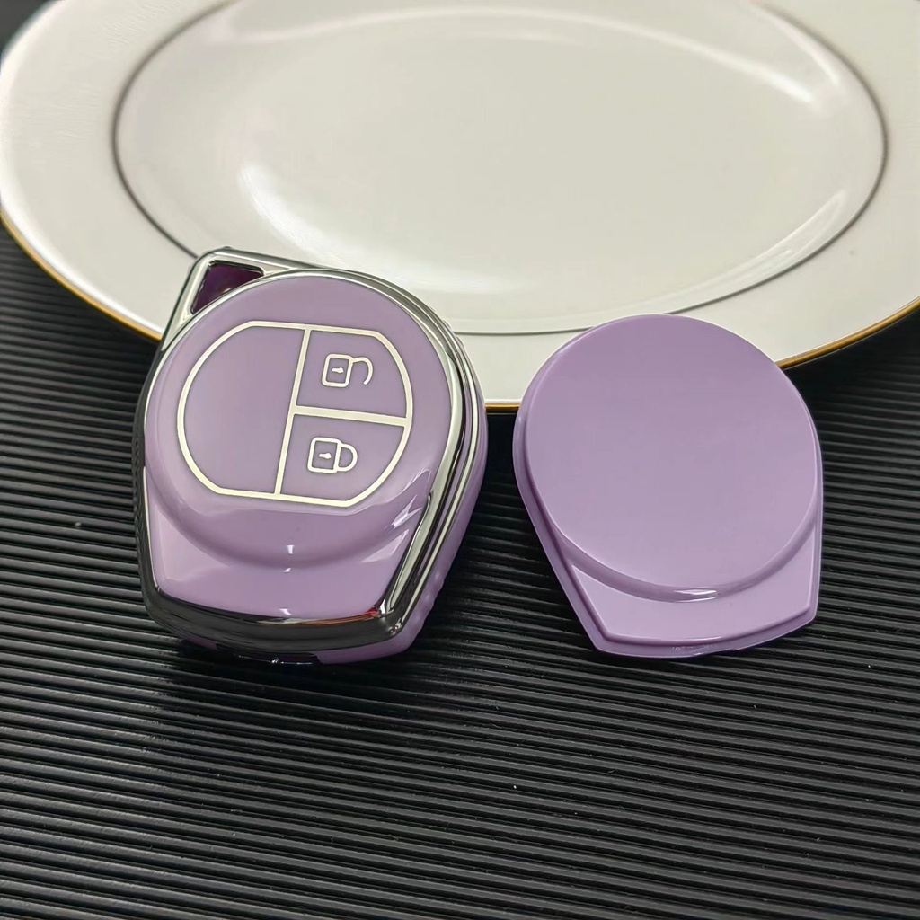 Casing Kunci Remote Mobil 3 Tombol Bahan TPU Untuk Suzuki Vitara Baleno Swift Kizashi Ignis SX4 Ertiga 2016 2018 2019 Start