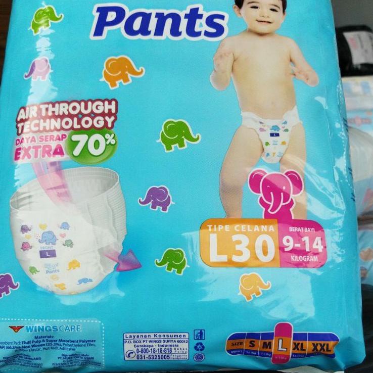 Booming BABY HAPPY PANTS L30 /BABY HAPPY BODY FIT PANTS / POPOK BAYI CELANA/BABY HAPPY/POPOK BABY HA