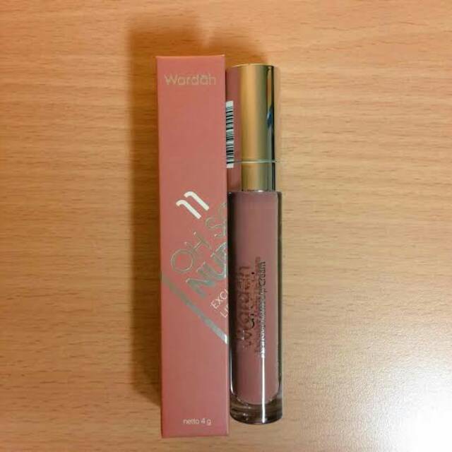 Wardah Exclusive Matte Lip Cream No. 11 Oh So Nude (Preloved)