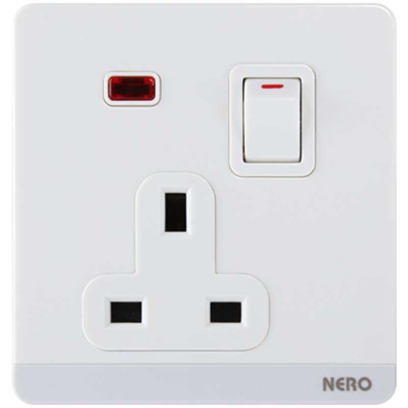 NERO Decora Q71311VD-WHITE Stop Kontak AC (CP)