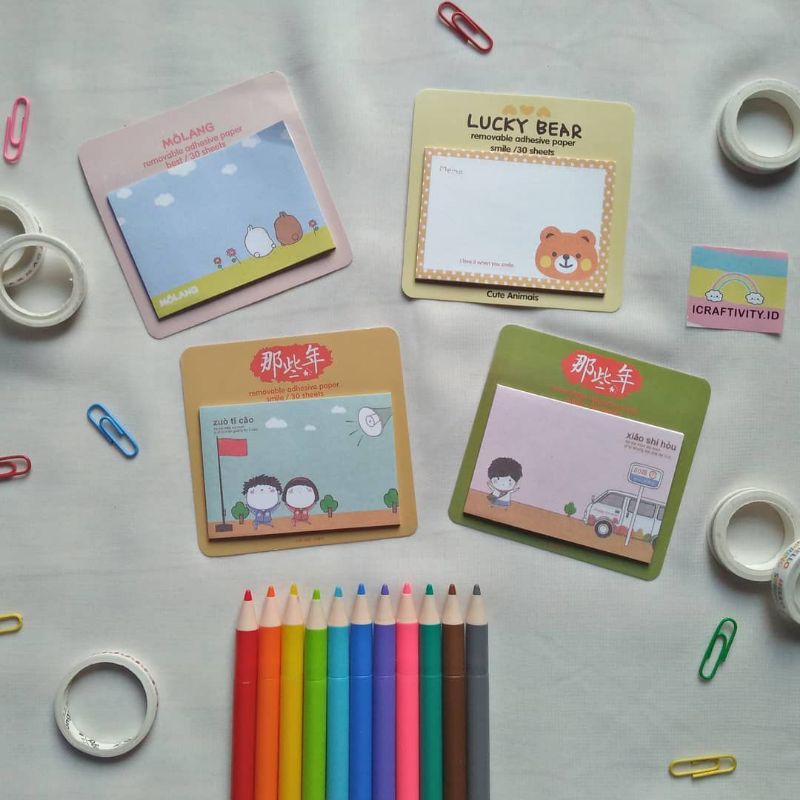 

Sticky Notes/Memo Gambar Kartun Lucu