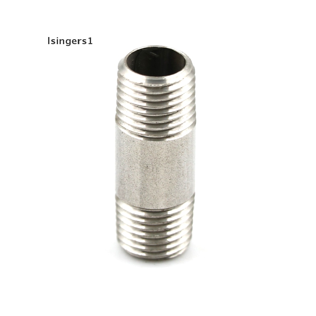 (lsingers1) Fitting Pipa Male 1 / 4 &quot;1 / 4&quot; Bahan Stainless Steel SS304 NPT