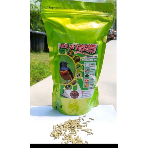 VOER 705 BARBARRR HIJAU (PROTEIN 18%) isi 300 g