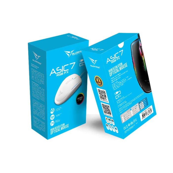 Mouse Alcatroz Asic 7 RGB Fx - Mouse Asic 7 - Mouse RGB Alcatroz Asic 7