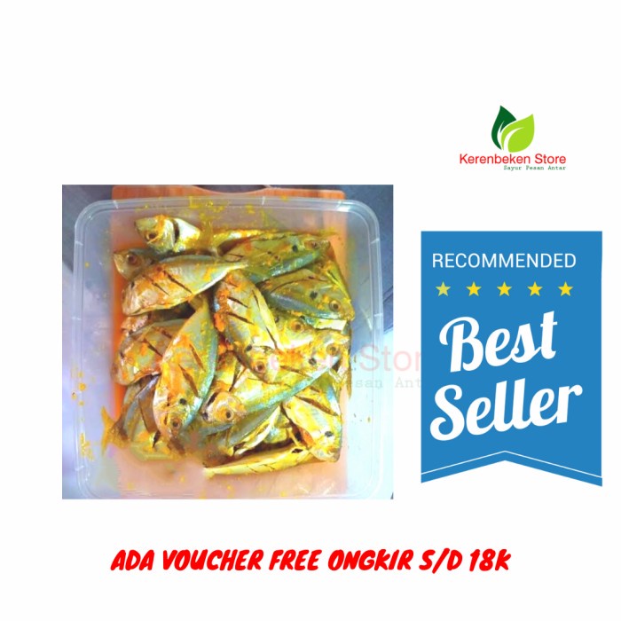 

ikan selar ungkep bumbu kuning 500gr tinggal goreng