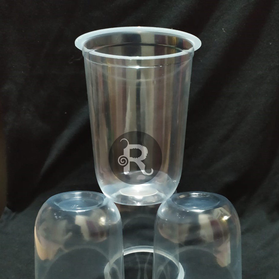 Gelas Oval - Cup Plastik Minuman Oval