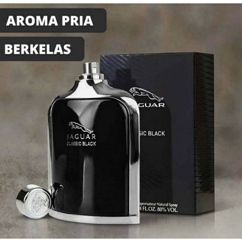 PARFUM PRIA MURAH,YANG DI SUKAI WANITA JAGUAR BLACK CLASSIC 30ML PARFUM PRIA TAHAN LAMA