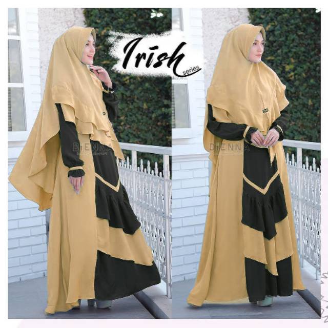 IRISH GAMIS SET JILBAB / GAMIS SYARI MUSLIM BUSUI