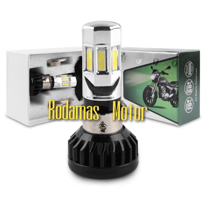 Lampu Motor LED 6 Sisi RTD - Putih