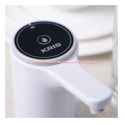 Kris Rechargeable Water Pump Pompa Elektrik Untuk Galon Air Warna Putih White Krisbow Bisa Di Charge USB