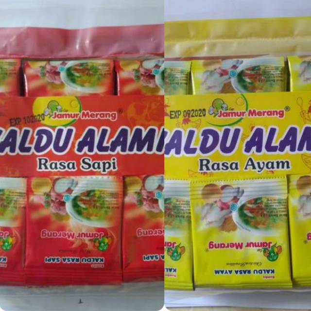 

Kaldu Alami Jamur Merang BPOM | Kaldu Jamur 1 pak non msg Penyedap Rasa Pengganti Vetsin ( Rasa Sapi dan Ayam Jamur )