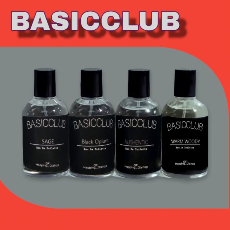 Basic Club black opim parfume geamoore pria/wanita parfum elegant