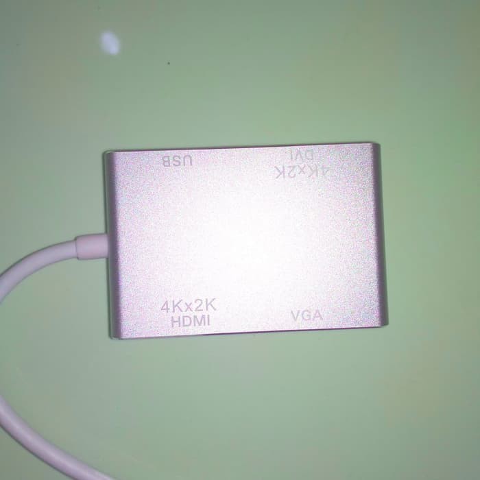 Converter USB Type C To VGA DVI HDMI Dan USB Adapter For Apple