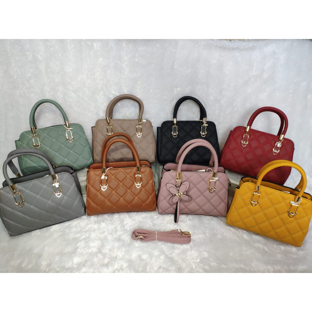 JK 725 1KG MUAT 2PCS TAS SELEMPANG FASHION IMPORT HANDBAG WANITA IBU IBU  U4173 T256  Y29111 C8666