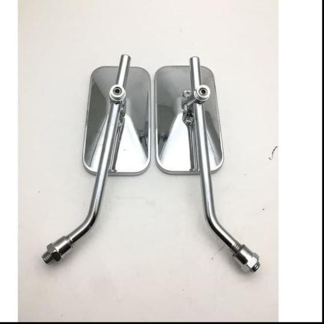 ☆ Spion Kotak CB Spion Kotak Chrome Spion Motor CB Spion Klasik Variasi ◘