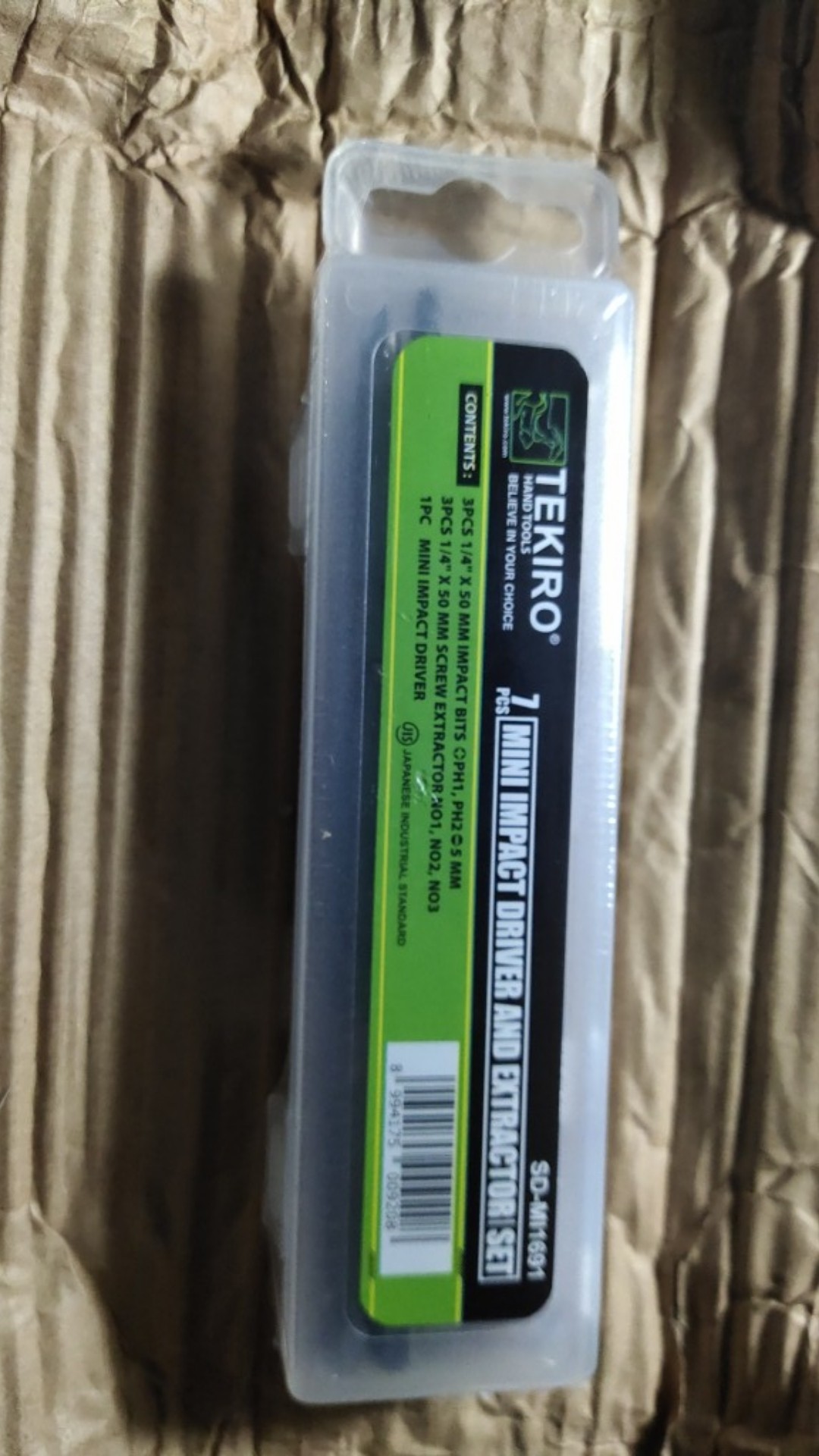 Tekiro-obeng Ketok 7pcs Mini // Mini Impact Driver & Extractor Set 7pcs