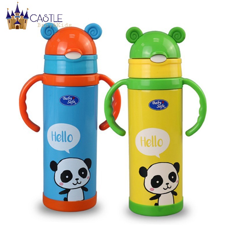 Castle - Baby Safe Vacum Flask 400ml SS007 - Thermos dan pegangan Bayi