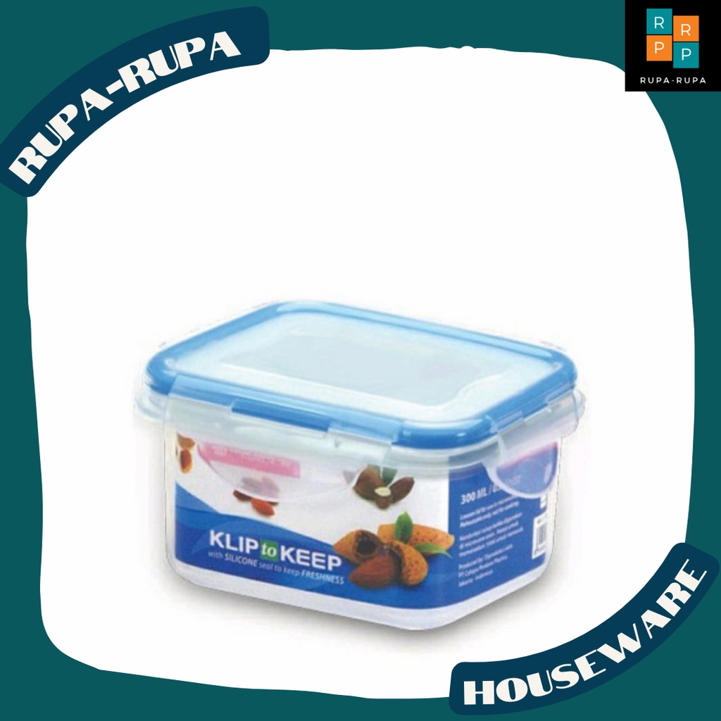 [LION STAR] Tempat Kotak Makanan / Lunch Box Klip To Keep LIOÑ STAR (300ml) KK1 / Ompreng Bekal