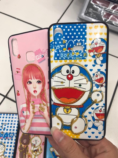 SOFTCASE FUZE GLASS DISNEY MANIK OPPO SAMSUNG XIAOMI VIVO