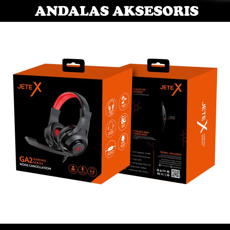 Headset Gaming Stereo JETE X GA2 Pro Gaming Edition