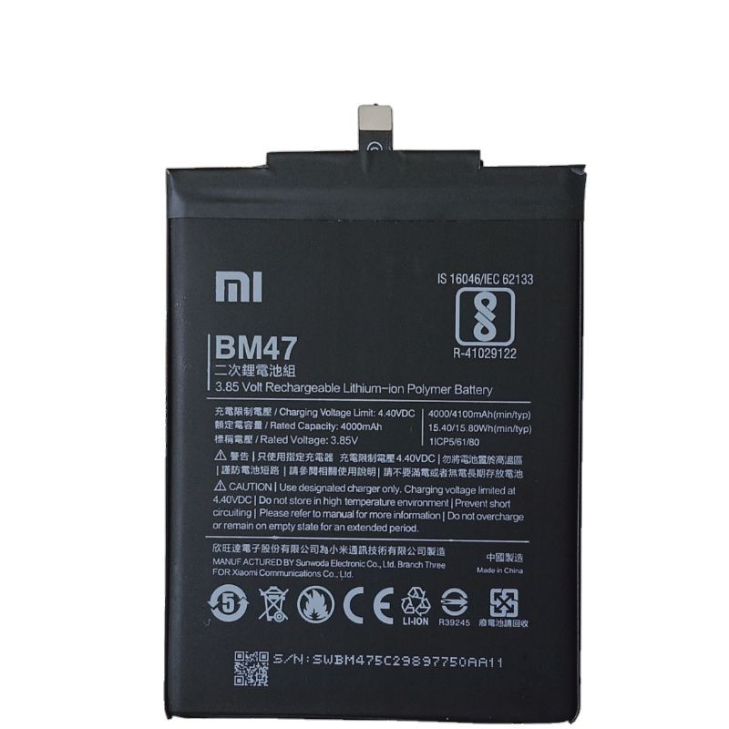 (NC) Baterai Batre Battery Original Xiaomi Redmi 3/ 3S/ 3 Prime/ 3 Pro/ 4X BM47