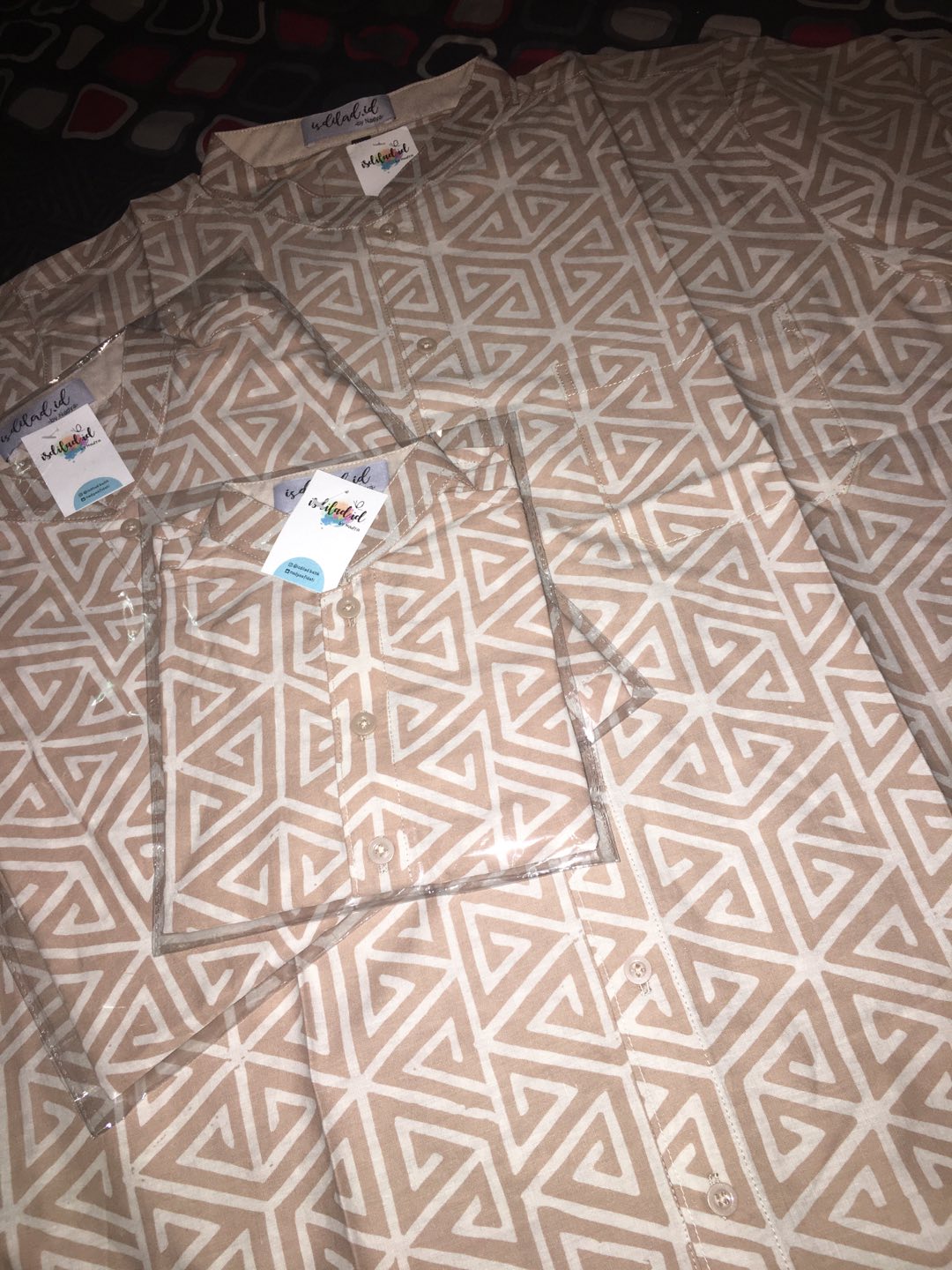 Po Batik Anak & Ayah Lengan Pendek