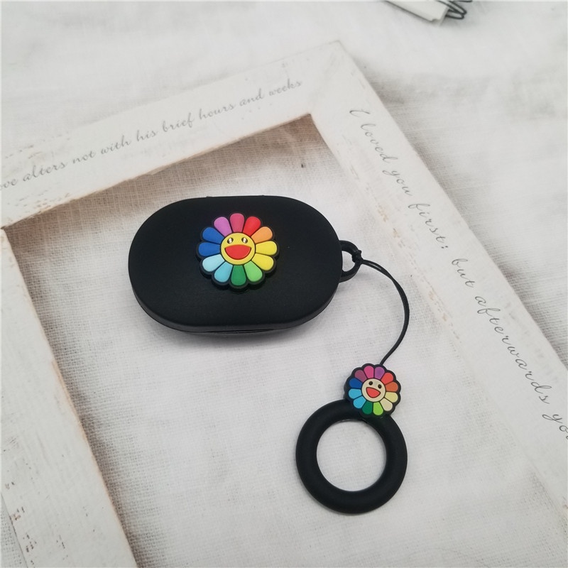 Case Pelindung Bahan Silikon Dengan Kait Untuk Xiaomi Mi Redmi Airdots 2 Airdots 3