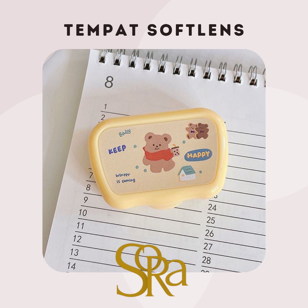 Tempat soflens mini / tempat softlens travelling / tempat softens estetik