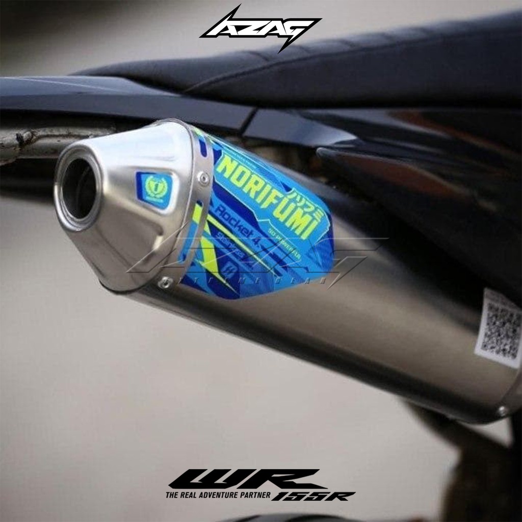 KNALPOT NORIFUMI ROCKET 4 STAINLESS ORIGINAL WR 155R