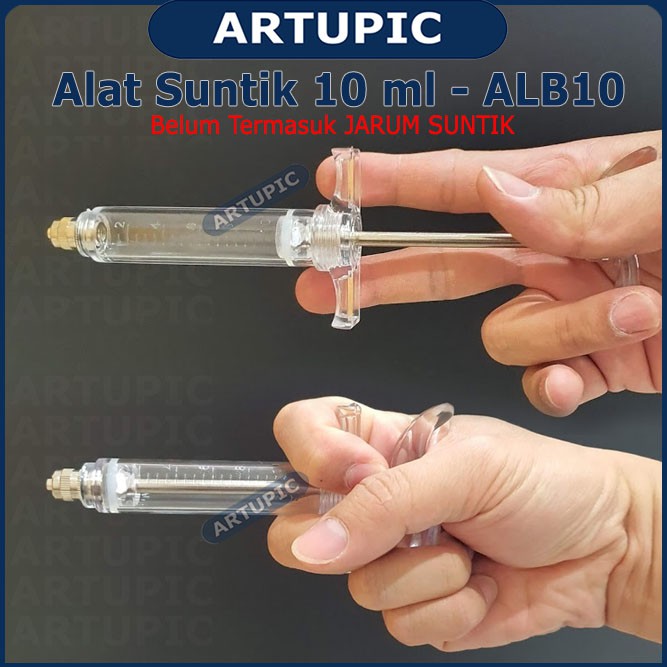 Alat Suntik ALB10 Spuit Syringe Suntikan 10 ml Tabung Mika Semi Auto Sapi Babi Kambing Domba Kuda