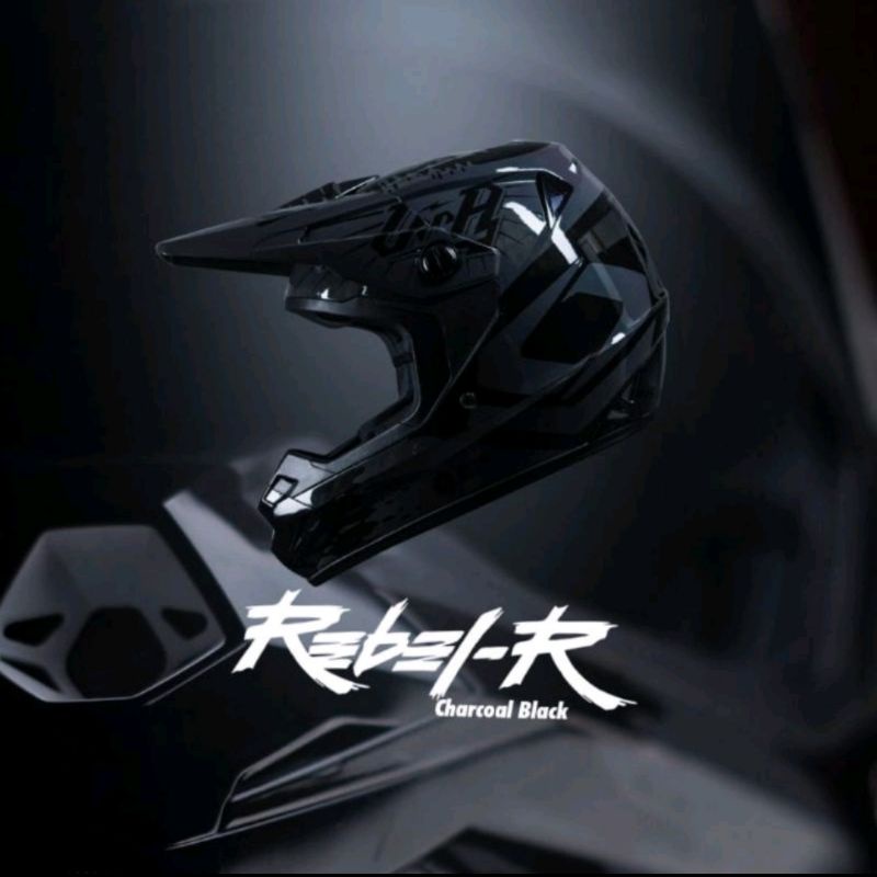 HELM RSV ORCA REBEL R CHARCOAL BLACK