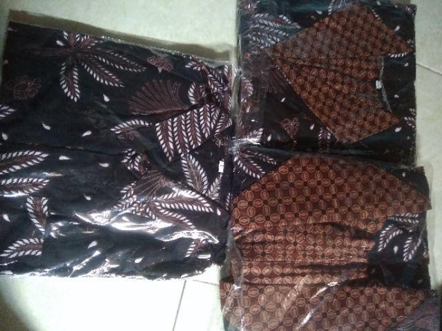 Batik Couple Keluarga Sania Ruffle Ori Ndoro Jowi Dnt Motif Manggar Abu