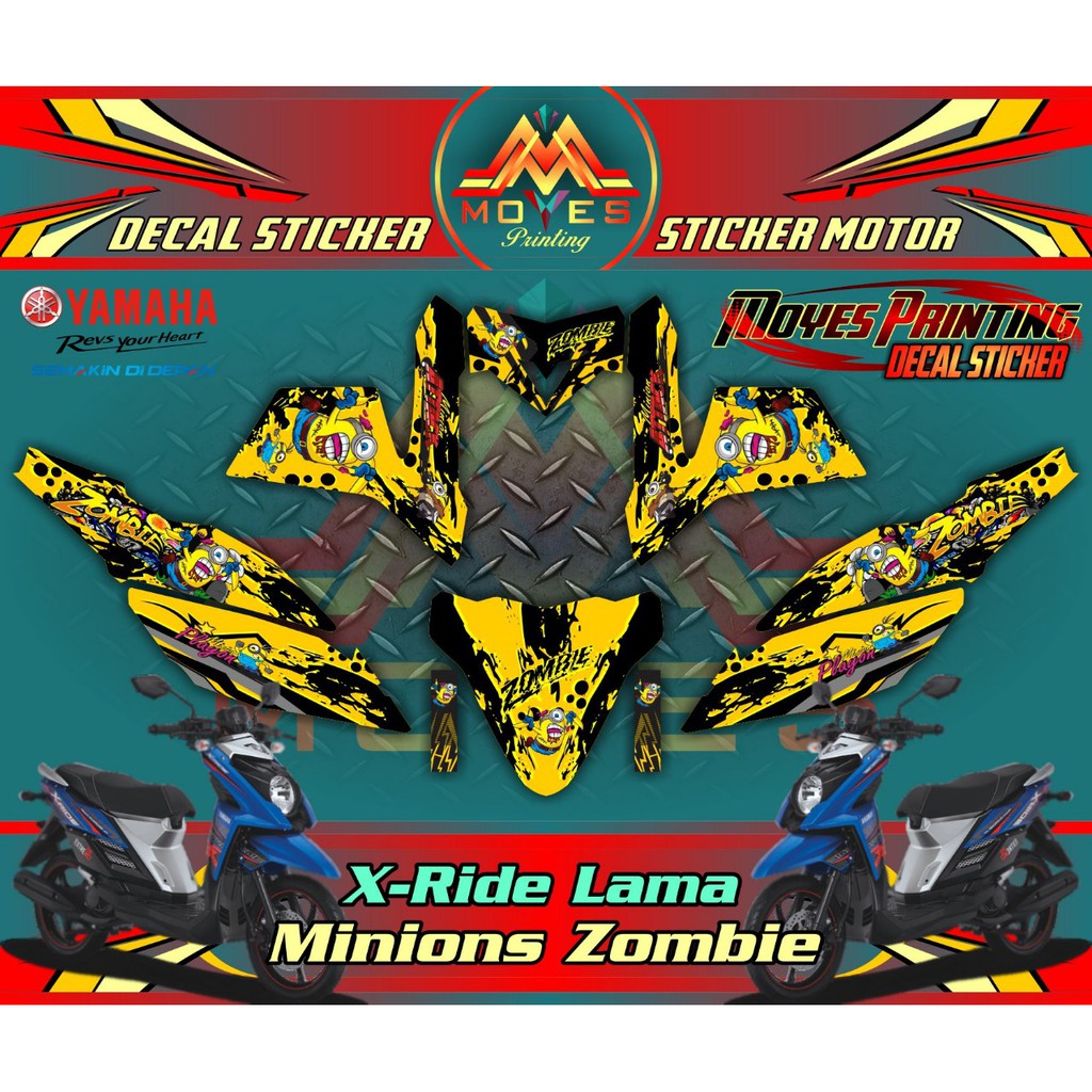 bisa cod / decal stiker x-ride full body decal stiker x-ride full body stiker x-ride decal stiker x-