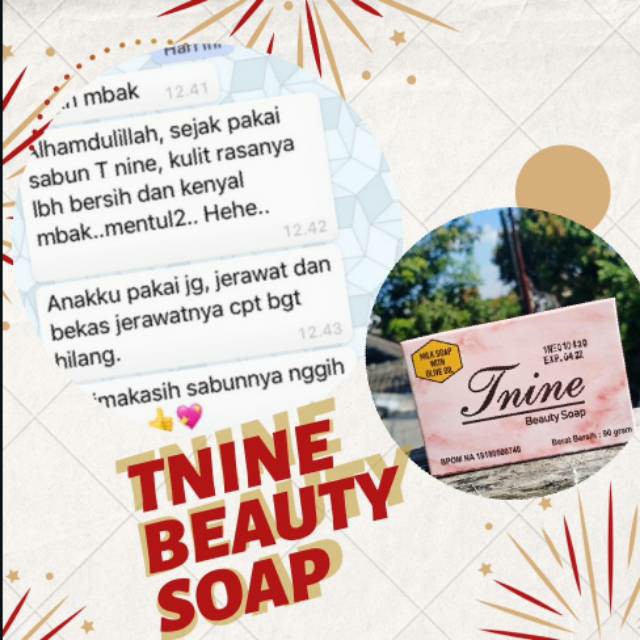 Sabun Susu Plus Zaitun Tnine Soap untuk Perawatan Tubuh dan Kecantikan Wajah untuk semua jenis kulit