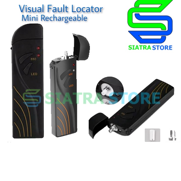 Mini Rechargeable VFL Senter Laser Fiber Optic 30mw 30KM|SENTER FO