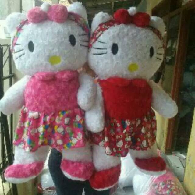 Boneka Hello kitty BANDO sahrini jumbo MURAH