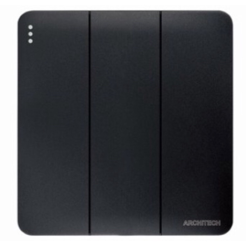 Architech Saklar Triple Infinity Black