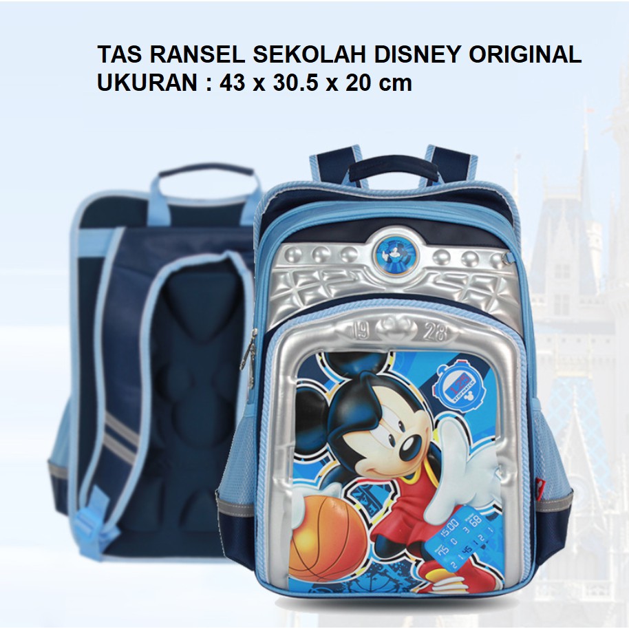 Tas Sekolah model Ransel / Tas Backpack Mickey Minnie ORIGINAL UKURAN BESAR